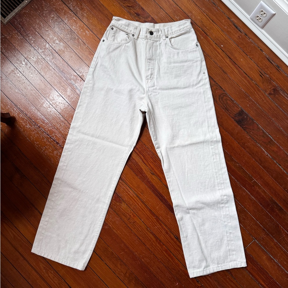 imogene + willie undyed natural Catherine Wide Leg Jeans